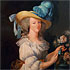 Sample of painting: Marie-Antoinette en Chemise