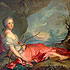 Sample of painting: Portrait of Maria Adelaide of France dressed as Diana, daughter of Louis XV