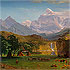 Sample of painting: The Rocky Mountains, Lander's Peak