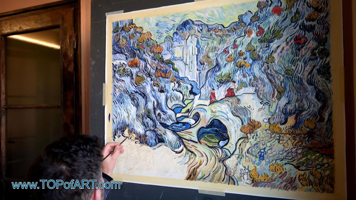 The Ravine By Vincent Van Gogh Painting Reproduction Video