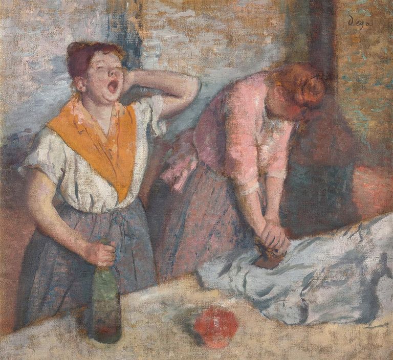 Laundry Girls Ironing, c.1884/86 | Edgar Degas