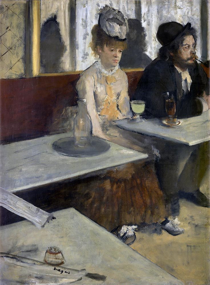 The Absinthe Drinker (In a Cafe), c.1875/76 | Edgar Degas