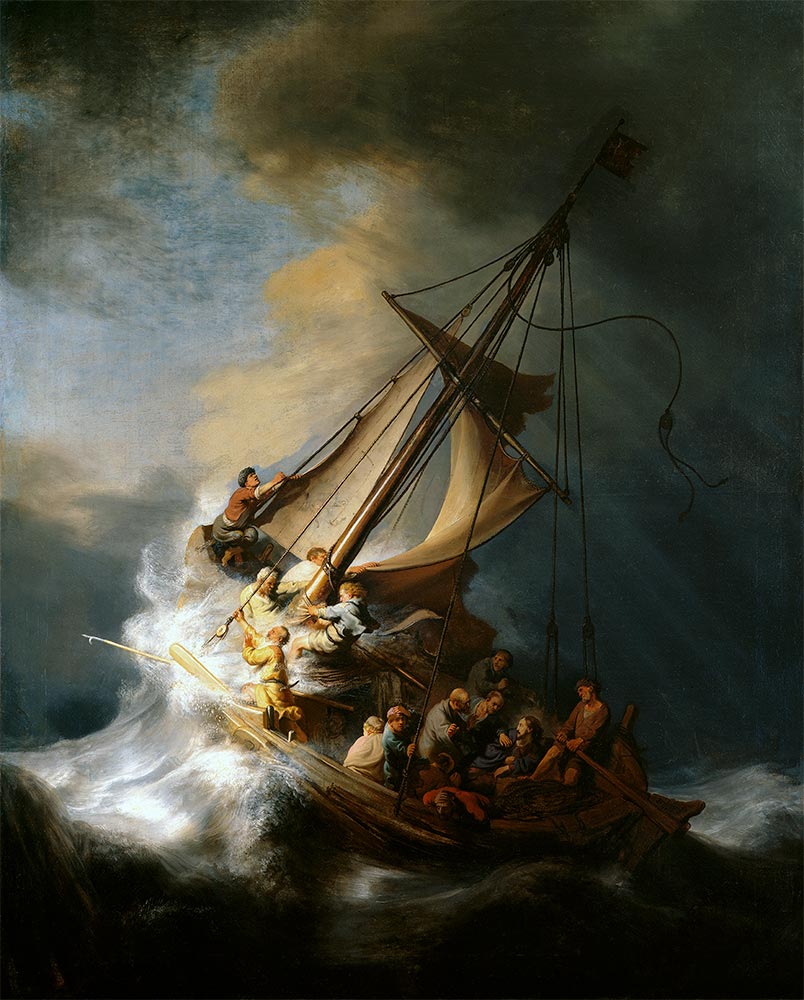 Storm on the Sea of Galilee, 1633 Rembrandt van Rijn